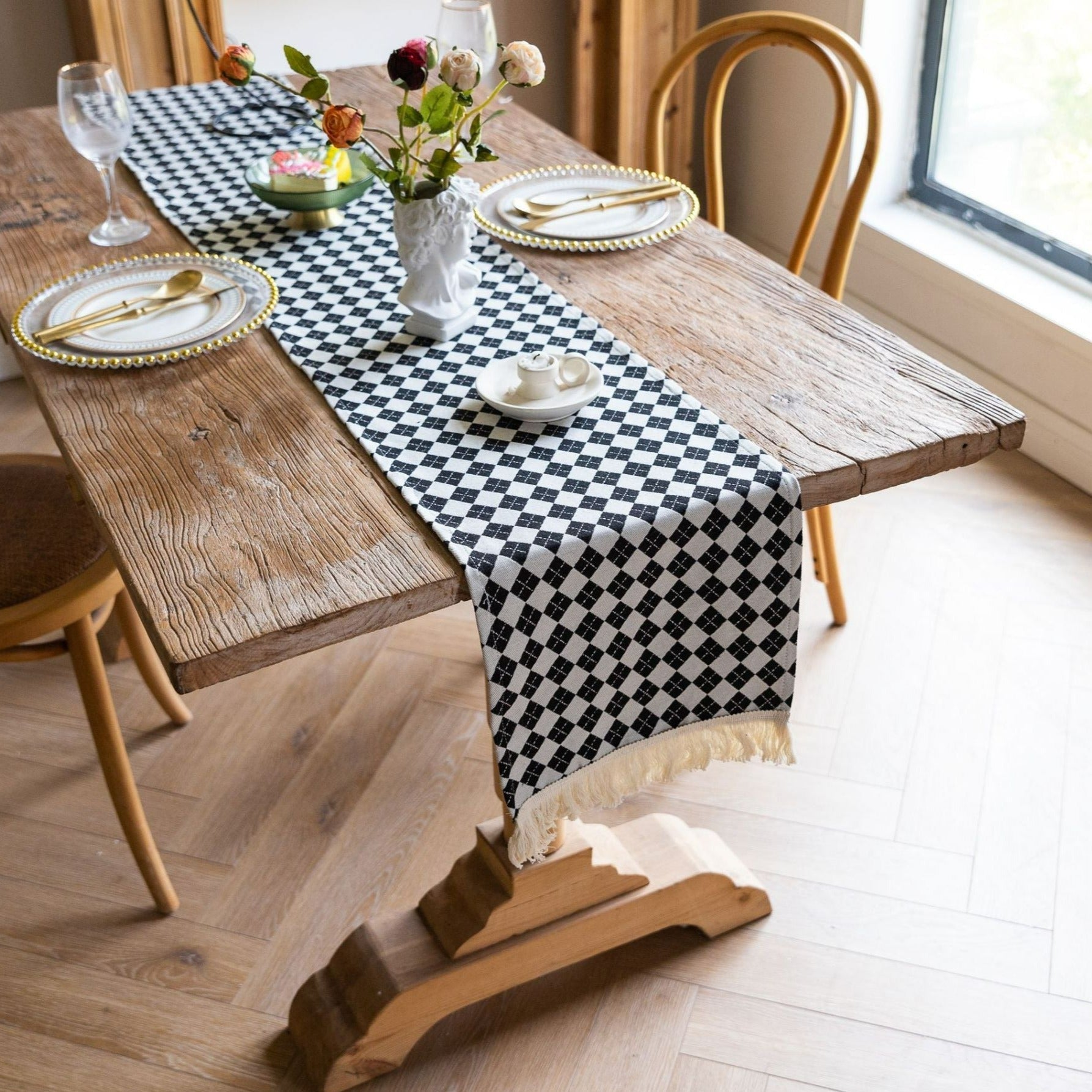 Argyle Diamond Table Runner