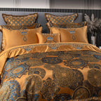 Khronom Royal Luxury Egyptian Cotton Satin Bedding Set
