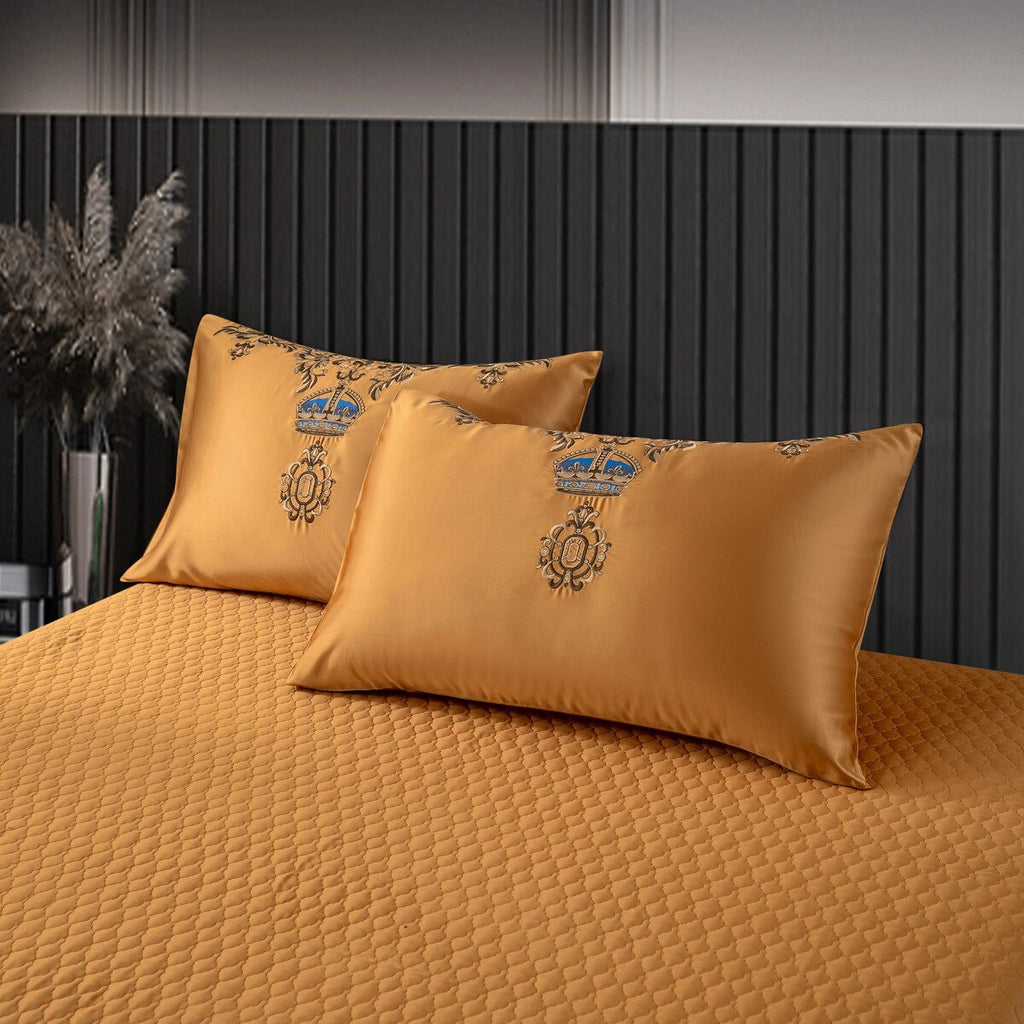 Khronom Royal Luxury Egyptian Cotton Satin Bedding Set