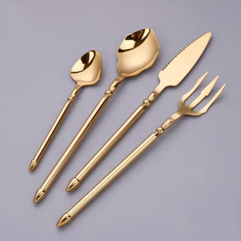 Lou Gold Exclusive Stainless Steel Cutlery Set