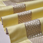 Sinatra Ecru Border Trim Egyptian Cotton Bedding Set