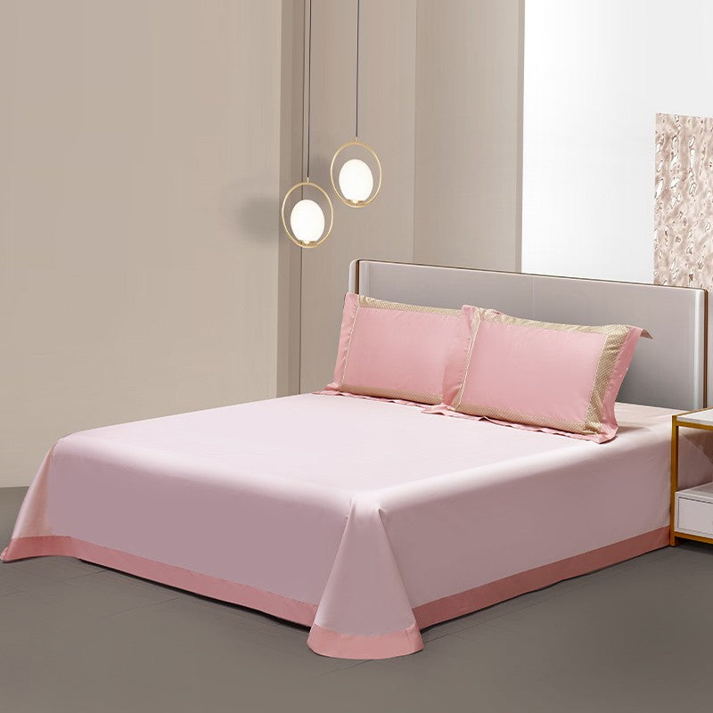 Sinatra Rose Border Trim Egyptian Cotton Bedding Set