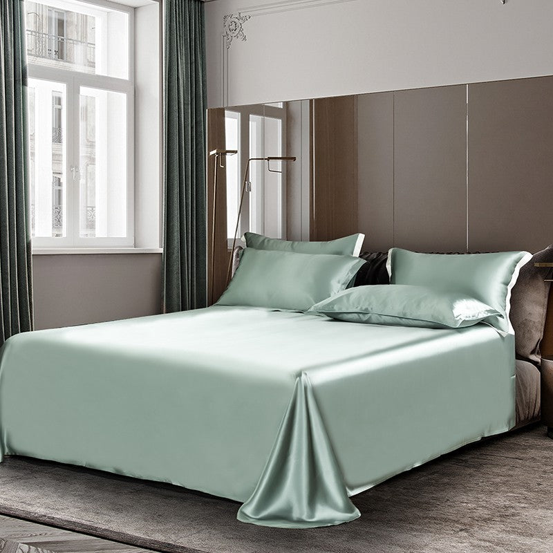 Zenith Green Luxury Pure Mulberry Silk Bedding Set