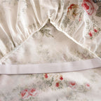Josephine Romantic Floral Ruffled Cotton Bedding Set
