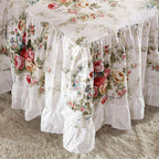 Josephine Romantic Floral Ruffled Cotton Bedding Set