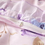 Rafaella Romantic Floral Ruffled Cotton Bedding Set