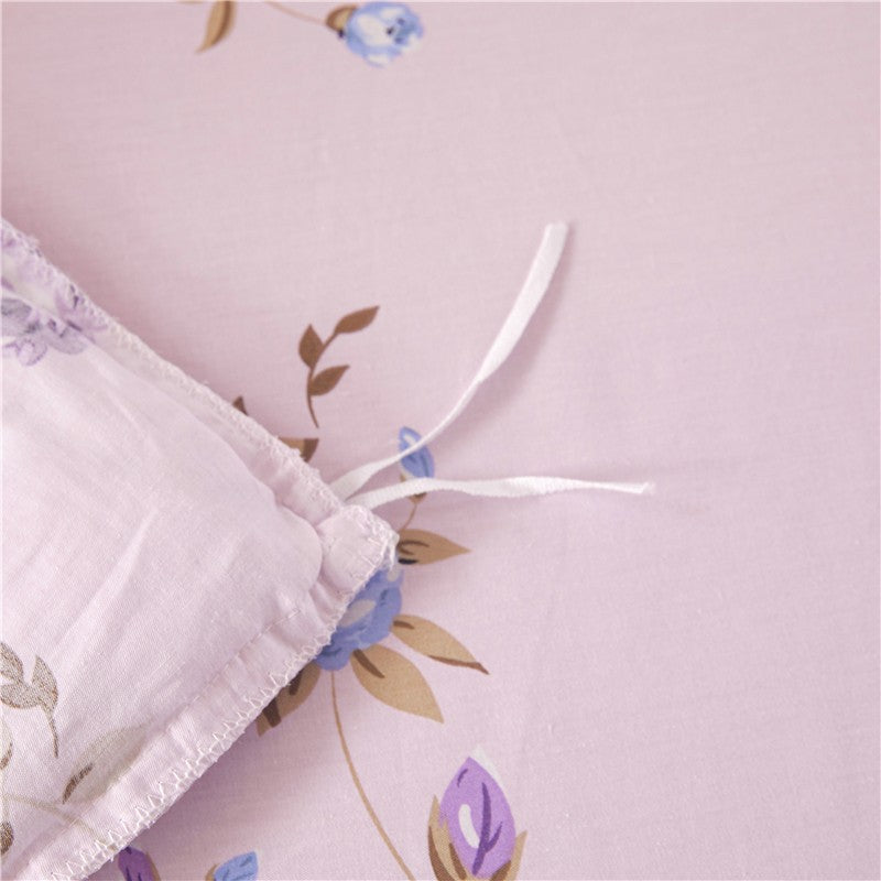 Rafaella Romantic Floral Ruffled Cotton Bedding Set