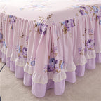 Rafaella Romantic Floral Ruffled Cotton Bedding Set
