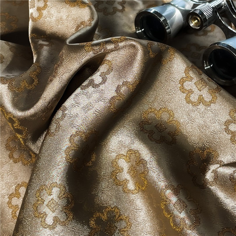 Sophia Gold Luxury Egyptian Cotton Satin Bedding Set