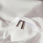 Lakibia White Silky Soft Egyptian Cotton Bedding Set