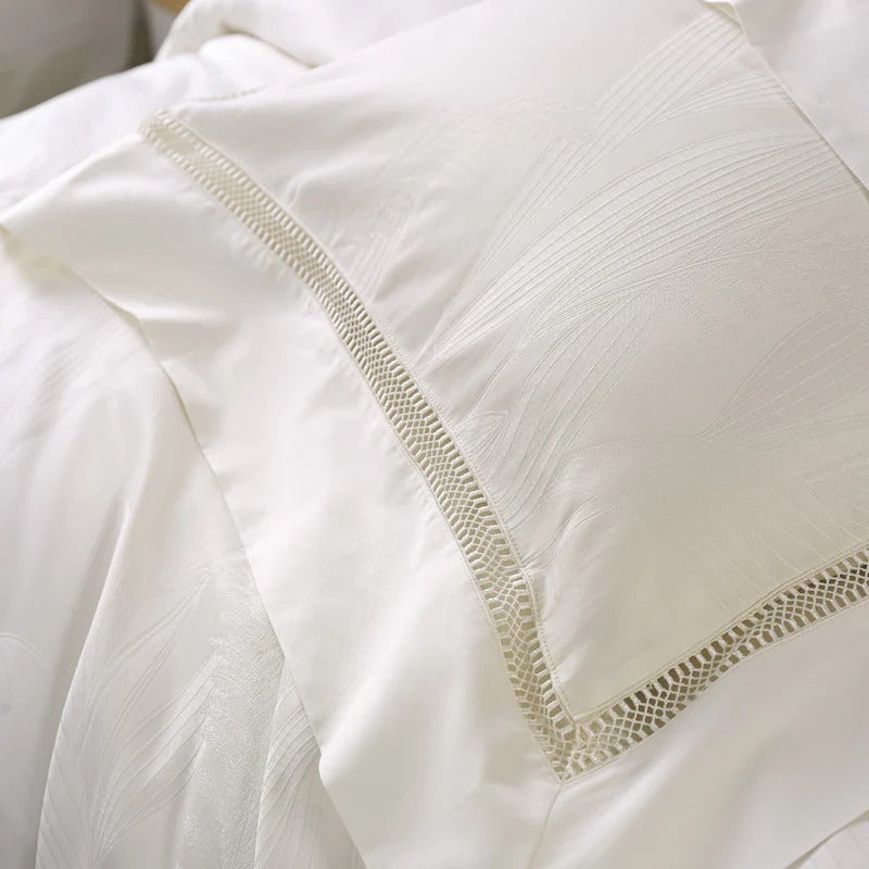 Pagonia Floral Jacquard Egyptian Cotton Bedding Set