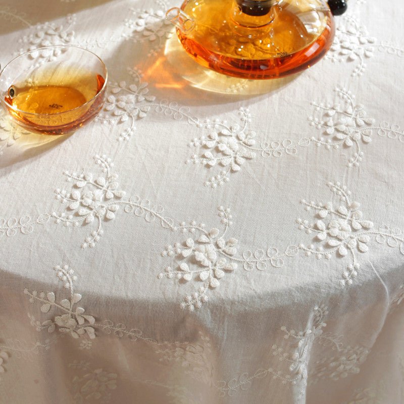 Dreamtime Doily Tiered Floral Lace Table Cloth