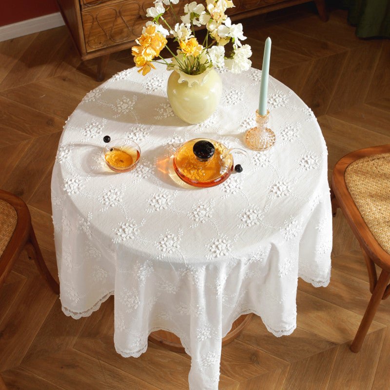 Dreamtime Doily Tiered Floral Lace Table Cloth