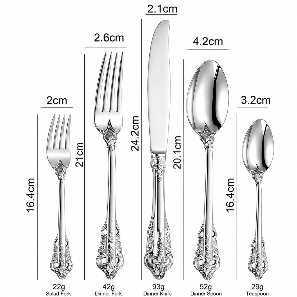 Ducal Silver Forged Stainless Steel Cutlery Set