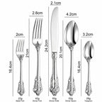 Ducal Silver Forged Stainless Steel Cutlery Set