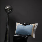 Luxor Blue Stripe Border Egyptian Cotton Bedding Set