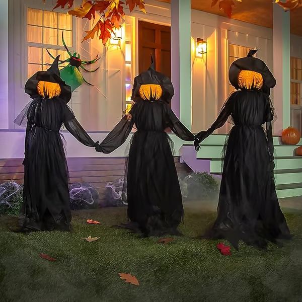🎃2025 Halloween Sale 🧙‍♀️Lighted Halloween Witch Stakes