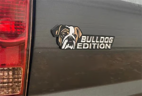 🎅2025 Christmas Hot Sale - Dog Car Badge Laser Cutting Car Emblem