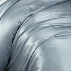 Eloise Bali Blue Luxury Pure Mulberry Silk Bedding Set