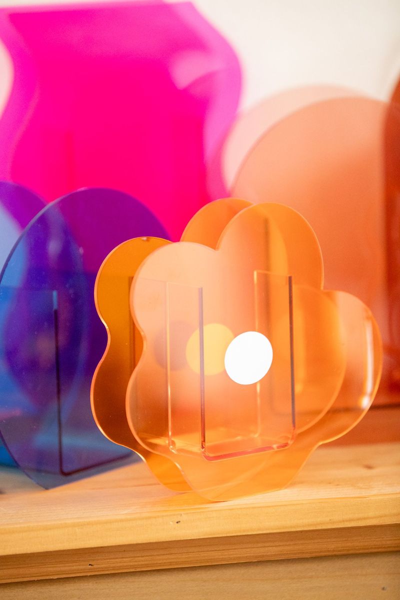 Colour Block Acrylic Vase Collection - FINAL SALE