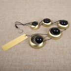 🔔 Quintet Brass Wind Chimes (35-inch)