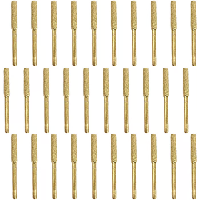 30/60 Pcs Diamond Chainsaw Sharpener 5/32, 3/16, 7/32 Inches