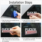 🚗🔥FUCK IT Edition Emblem | Car Decal Accessory