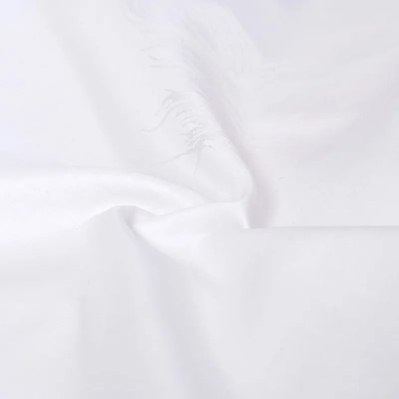 Pero White Feather Jacquard Egyptian Cotton Bedding Set