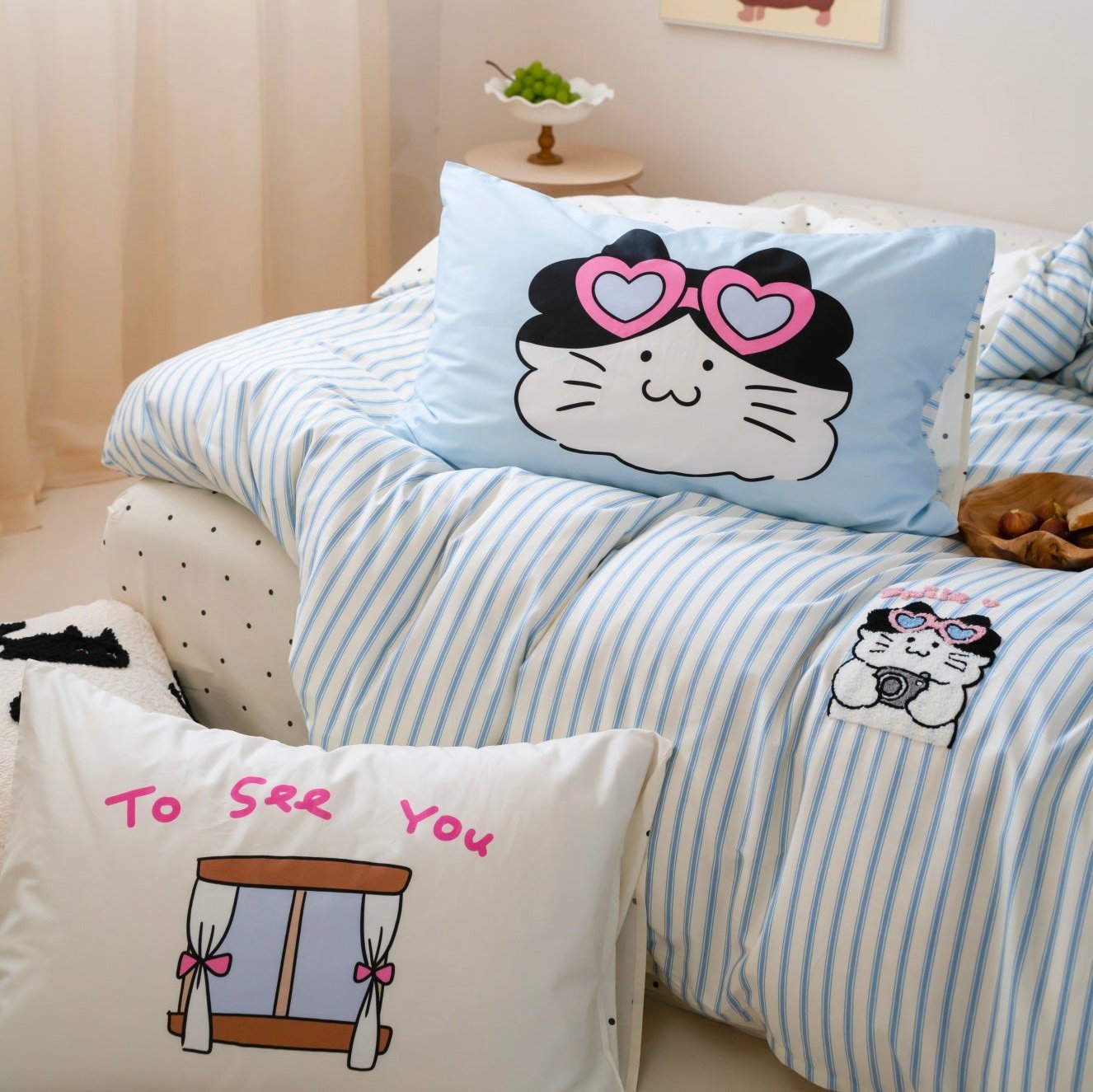 Kitty Cuddle Bedding Set