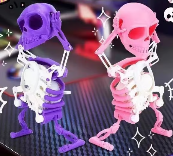 Dancing and Swinging 3D Skull Toy 🎉