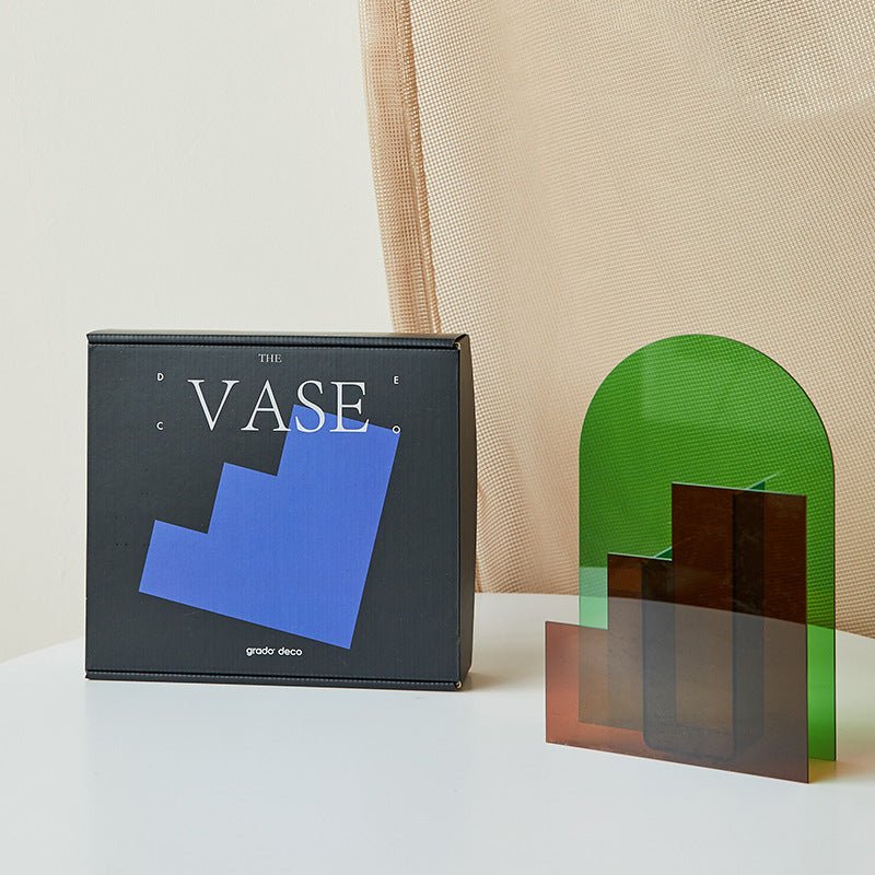Eclectic Shape Acrylic Vase