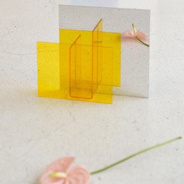 Eclectic Shape Acrylic Vase