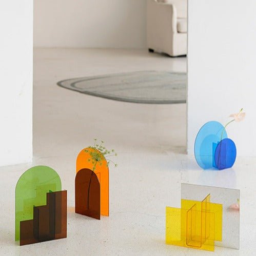 Eclectic Shape Acrylic Vase