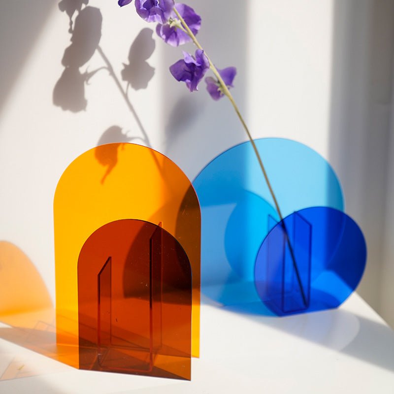 Eclectic Shape Acrylic Vase
