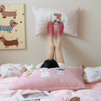 Pink Teddy Dreams Bedding Set