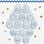 🧵Beginner-Friendly DIY Heirloom Oval Embroidery Ornament Kit Collection | Complete Kit with All Tools & Step-by-Step Guide Included 💕