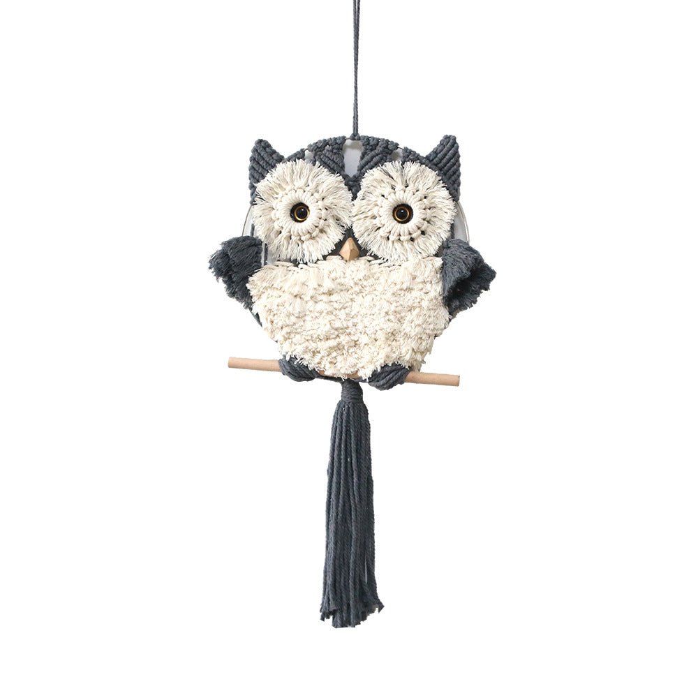 Enchanting Owl Macrame Wall Decor
