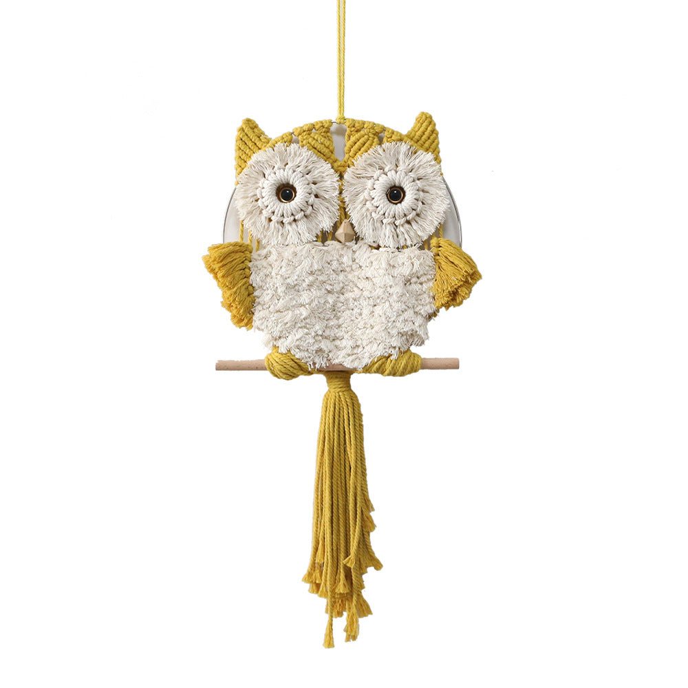 Enchanting Owl Macrame Wall Decor