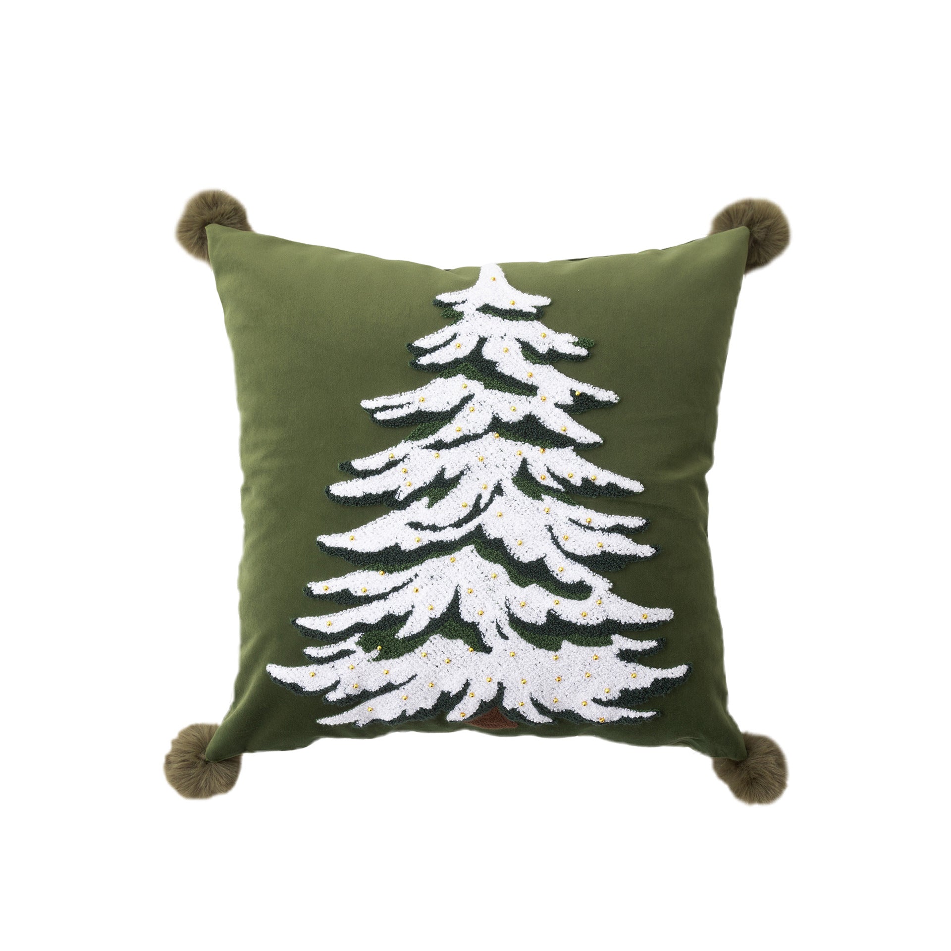 Evergreen Holiday Cushion