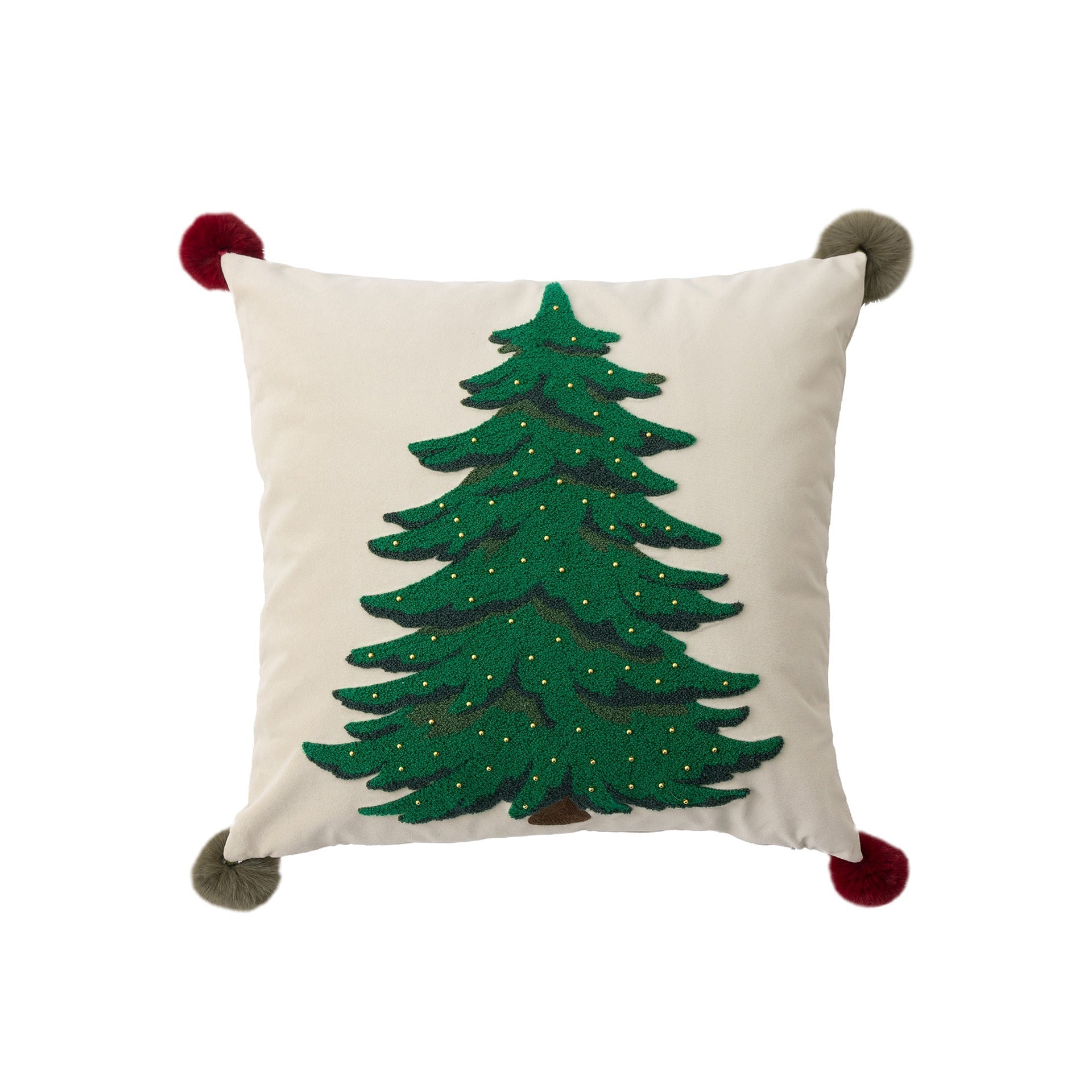 Evergreen Holiday Cushion