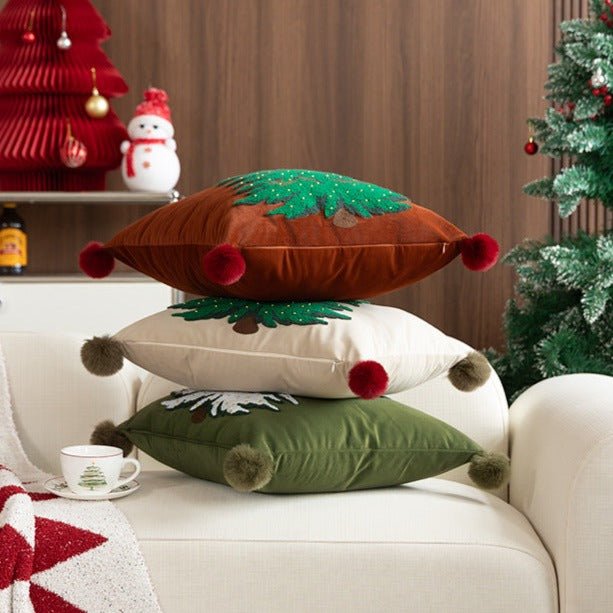 Evergreen Holiday Cushion