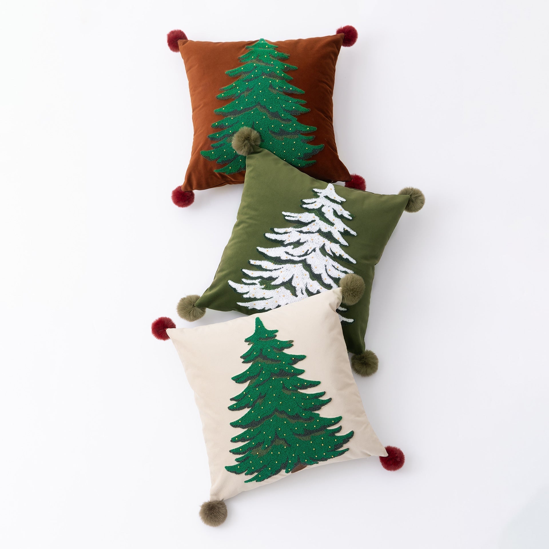 Evergreen Holiday Cushion