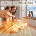 🔥Wall Outlet Space Heater with LED Display