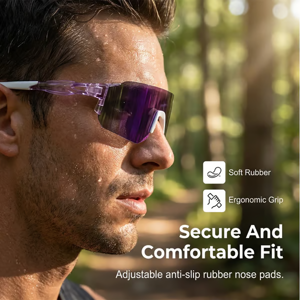 Large Frame UV Protection Sports Glasses