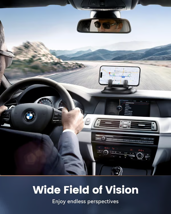 Car phone holder 360 degree rotation, suitablefor car navigation in-car dashboard