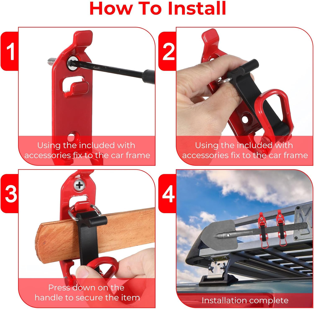【Father’s Day Flash Sale – 50% OFF】🛻Heavy Duty Zinc Alloy Shovel Mount