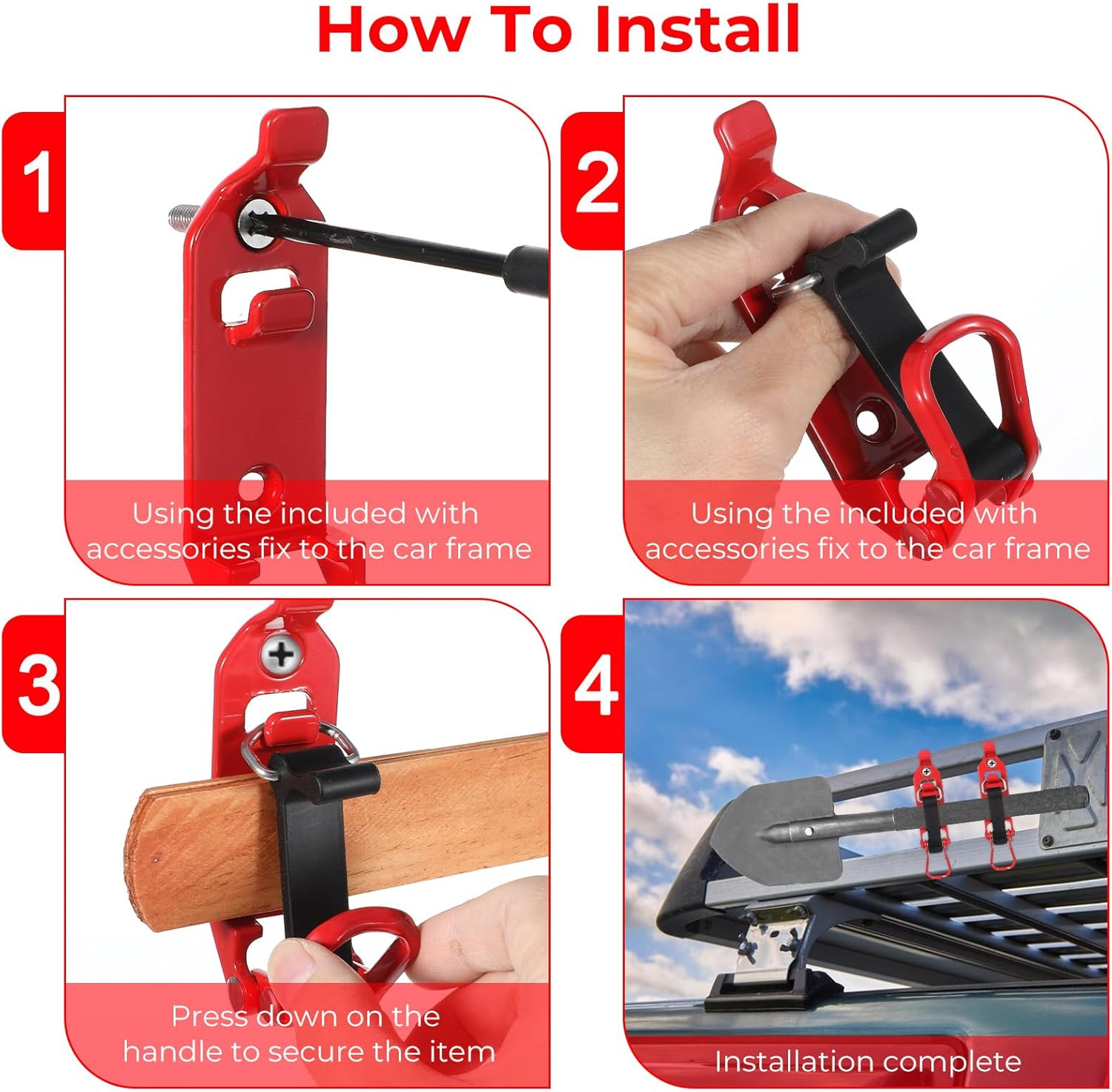 【Father’s Day Flash Sale – 50% OFF】🛻Heavy Duty Zinc Alloy Shovel Mount