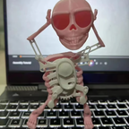 Dancing and Swinging 3D Skull Toy 🎉