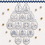 🧵Beginner-Friendly DIY Heirloom Oval Embroidery Ornament Kit Collection | Complete Kit with All Tools & Step-by-Step Guide Included 💕