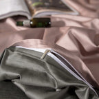 Shemir Rose Grey Reversible Egyptian Cotton Bedding Set